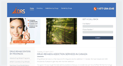 Desktop Screenshot of drugrehab.ca